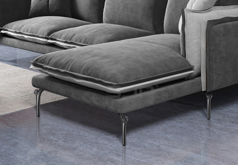 Manufacturing Factory Custom Classic Gold Silver Chrome Metal Cabinet Furniture Legs Sofa Legs for Living Room 10879