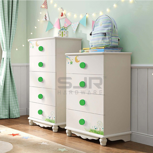Lovely Children Plastic Knob PVC Wardrobe Cabinet Door Knob 640
