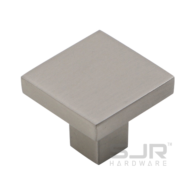 Zinc Metal Kitchen Cabinet Square Pulls Handles Wardrobe Drawers Knob 10717