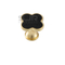 6712 Matte Black Leather Knob