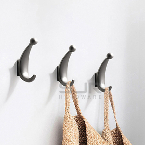 Simple Zinc Alloy Wall Mounting Coat Hooks Wall Hooks Nordic Wardrobe Clothes Hanger Hook10222