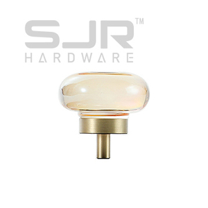 Knobs Furniture Cabinet Brass Crystal Handle Pull Knob 6725