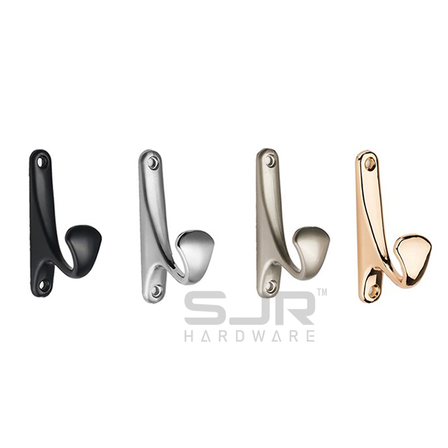 Simple Zinc Alloy Wall Mounting Coat Hooks Wall Hooks Nordic Wardrobe Clothes Hanger Hook3001