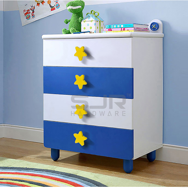 Lovely Children Plastic Knob PVC Wardrobe Cabinet Door Knob 640