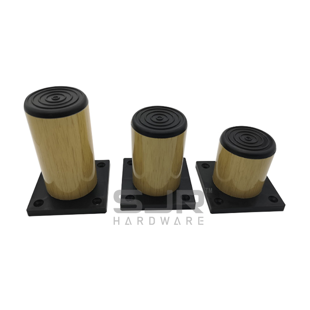 African Customized Black Wear-resistant Plastic Sofa Legs/chair Leg Inserts