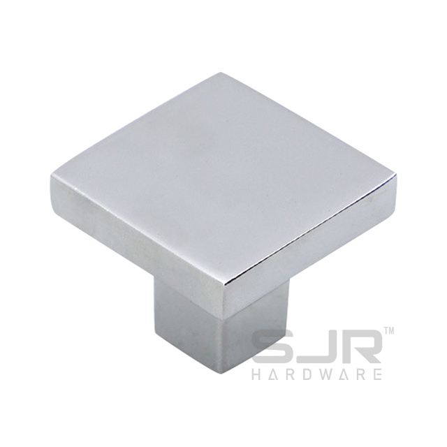 Zinc Metal Kitchen Cabinet Square Pulls Handles Wardrobe Drawers Knob 10717