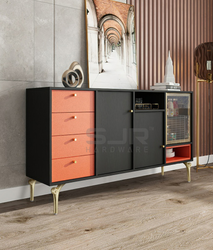 Manufacturing Factory Custom Classic Gold Silver Chrome Metal Cabinet Furniture Legs Sofa Legs for Living Room 10879