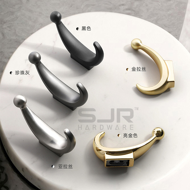 Simple Zinc Alloy Wall Mounting Coat Hooks Wall Hooks Nordic Wardrobe Clothes Hanger Hook10222