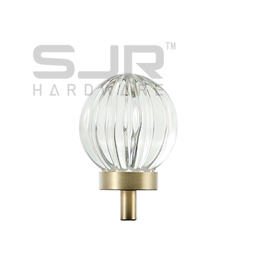 Knobs Furniture Cabinet Brass Crystal Handle Pull Knob 6724