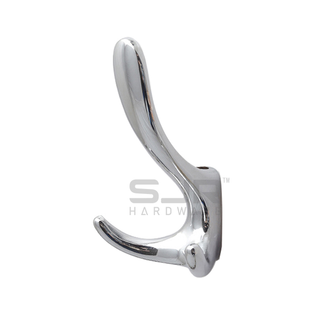 Modern Black Wall Mounted Hanger Hooks Zinc Coat Hooks10232