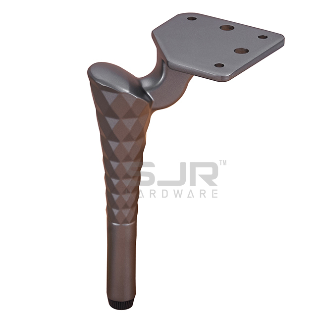 Metal Iron Furniture Accessories Sofa Legs 120mm Black Metal Aluminium Furniture Feet Industry Couch Legs10865
