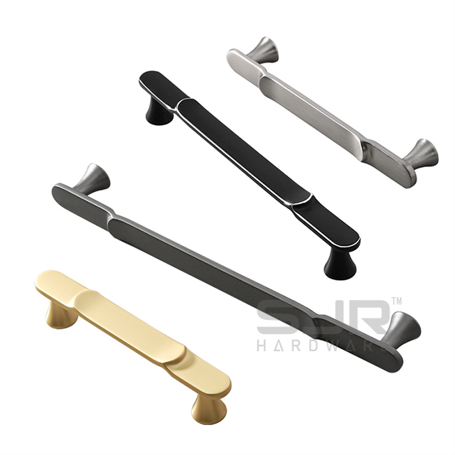 Bamboo Style Zinc Alloy Modern Wardrobe Pull Handle 5003