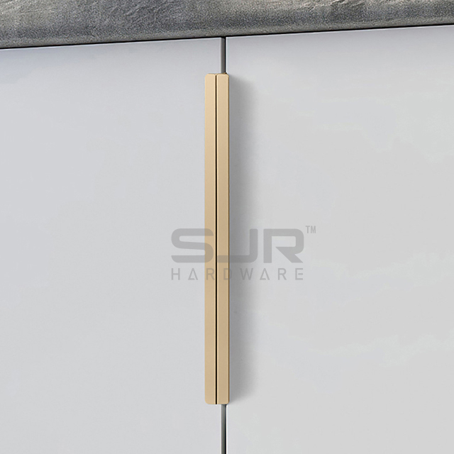 Long Aluminium Hidden Wardrobe Cabinet Drawer Pull Handle Long Concealed Furniture Closet Pulls Edge Kitchen Cabinet Handle998