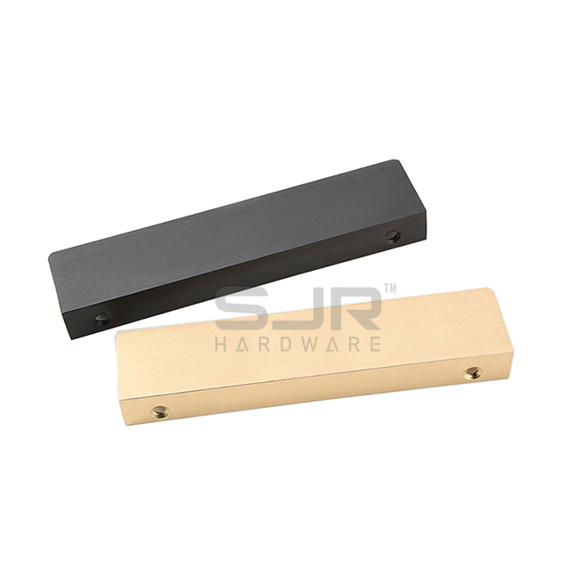 Furniture Drawer Cabinet Handles Kitchen Wardrobe Furniture Edge Pull Handles Aluminum Kitchen Concealed Black Furniture Handle10793