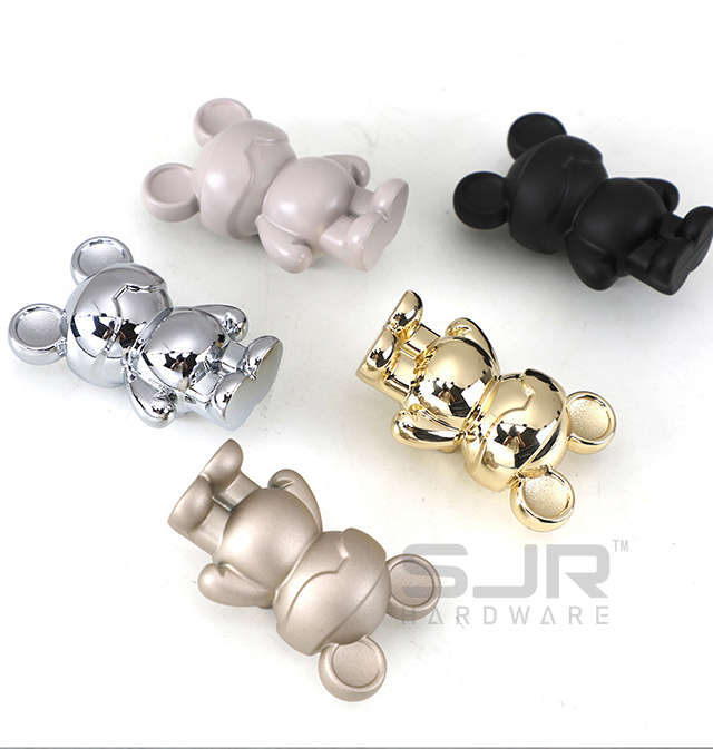 Lovely Children Plastic Knob PVC Wardrobe Cabinet Door Knob 10719