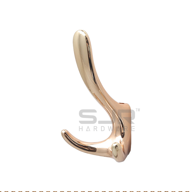 Modern Black Wall Mounted Hanger Hooks Zinc Coat Hooks10232