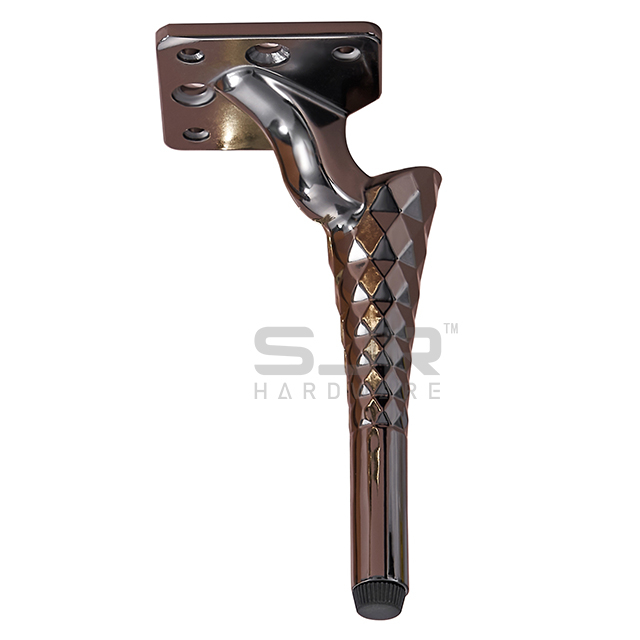 Metal Iron Furniture Accessories Sofa Legs 120mm Black Metal Aluminium Furniture Feet Industry Couch Legs10865