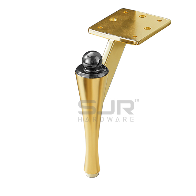 Furniture Legs Metal Adjustable With Black Base Table Legs Metal Round Sofa For Metal Furniture Leg For Sale 10876