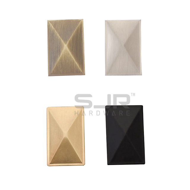 Zinc Metal Kitchen Cabinet Square Pulls Handles Wardrobe Drawers Knob 10712