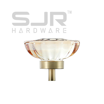 Knobs Furniture Cabinet Brass Crystal Handle Pull Knob 6721