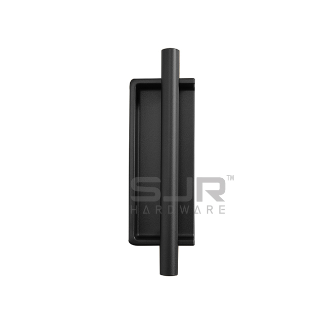 Drawer Black Zinc Alloy Invisible Recessed Handle 2078
