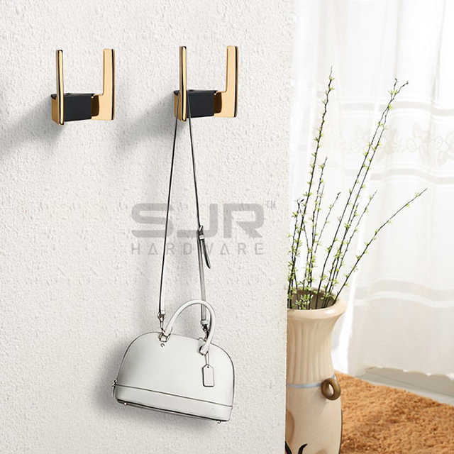 Zinc Alloy Cloth Fashion Wall Hook Double Prong 3005
