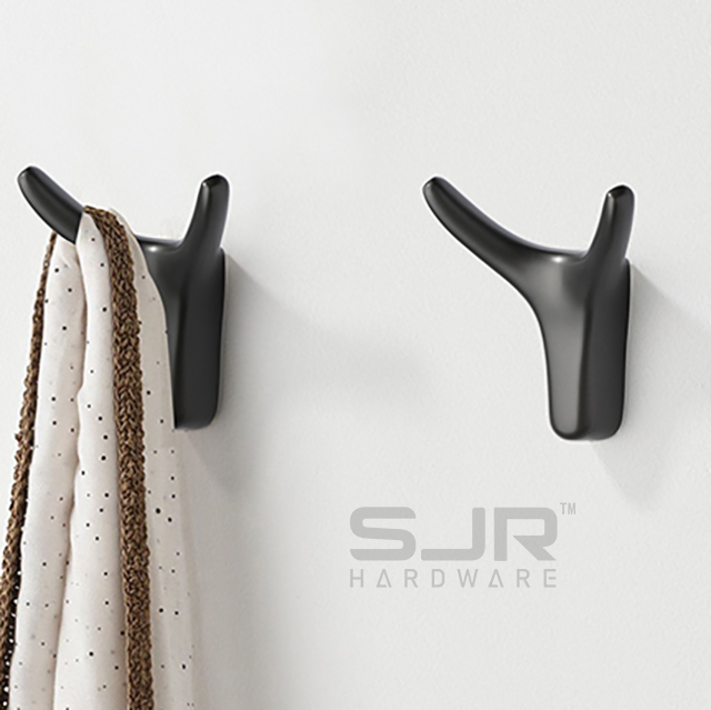 Nordic Ox Horn Shape Double Coat Cloth Hooks Wall Mounted Hooks 3019