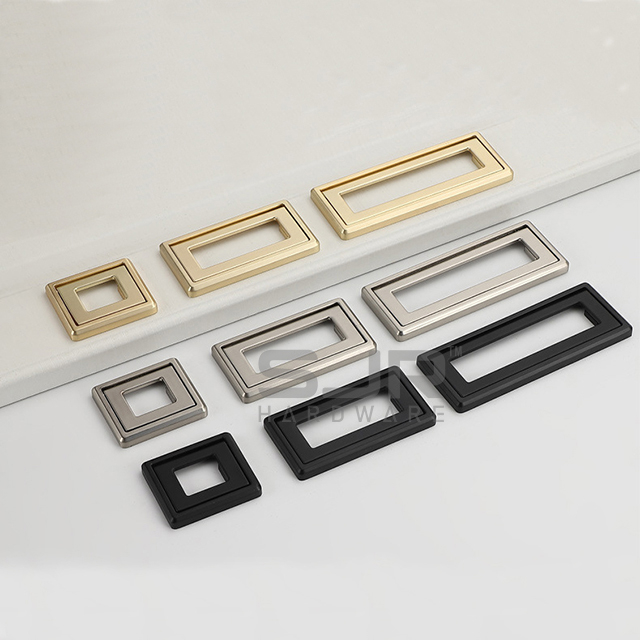 Rectangular Recessed Sliding Kitchen Closet Wardrobe Drawer Handles 10377