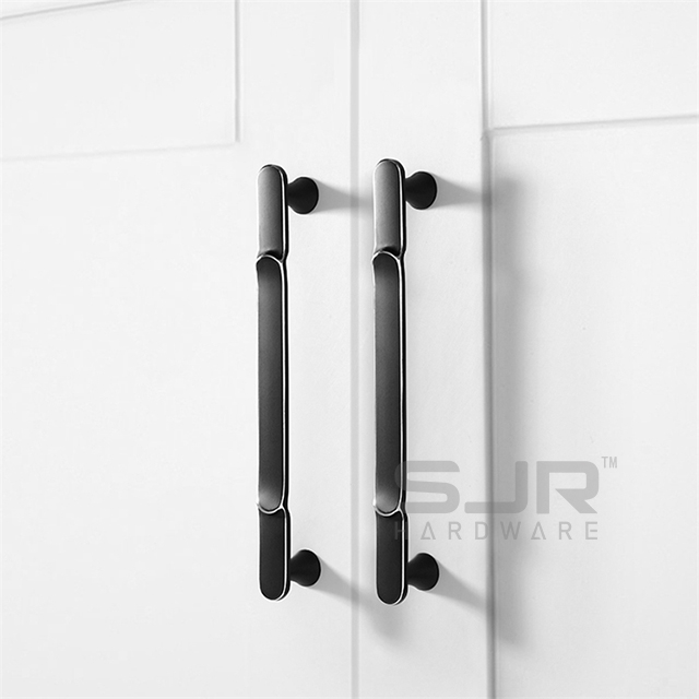 Bamboo Style Zinc Alloy Modern Wardrobe Pull Handle 5003