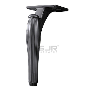 Aluminum Alloy Metal Furniture Cabinet Feet White Black Gold Sofa Legs 10880