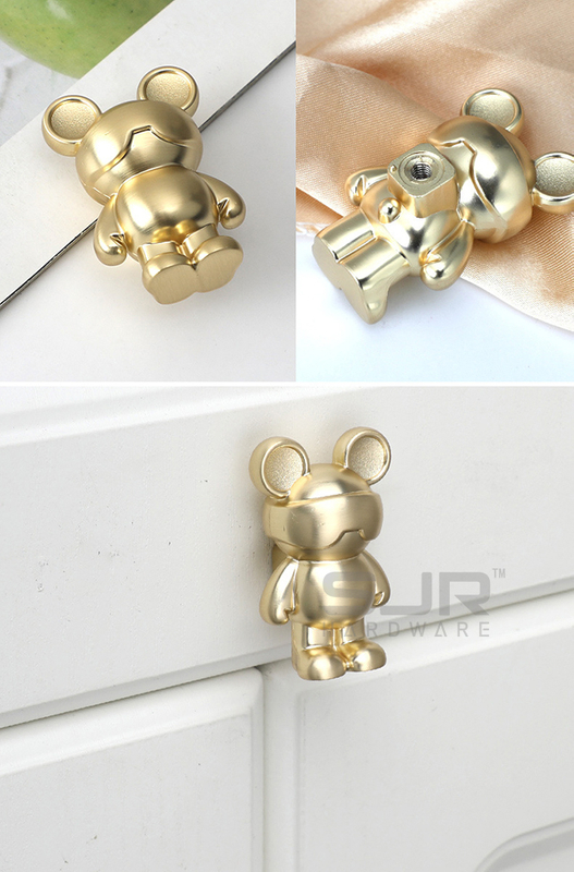 Lovely Children Plastic Knob PVC Wardrobe Cabinet Door Knob 10719