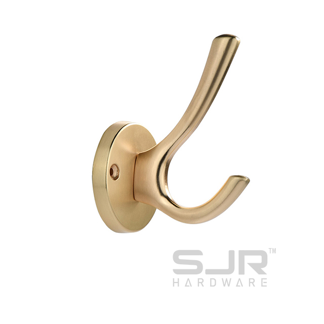  High Quality U Shape Metal Coat Hooks Double Prong 3003