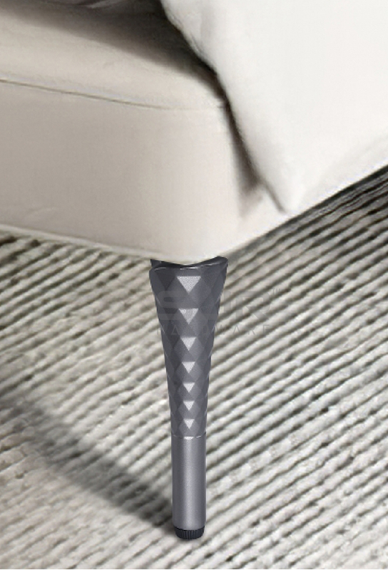 Metal Iron Furniture Accessories Sofa Legs 120mm Black Metal Aluminium Furniture Feet Industry Couch Legs10865