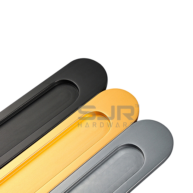 Hidden Cabinet Finger Pull Handle for Kitchen Sliding Glass Door 10785