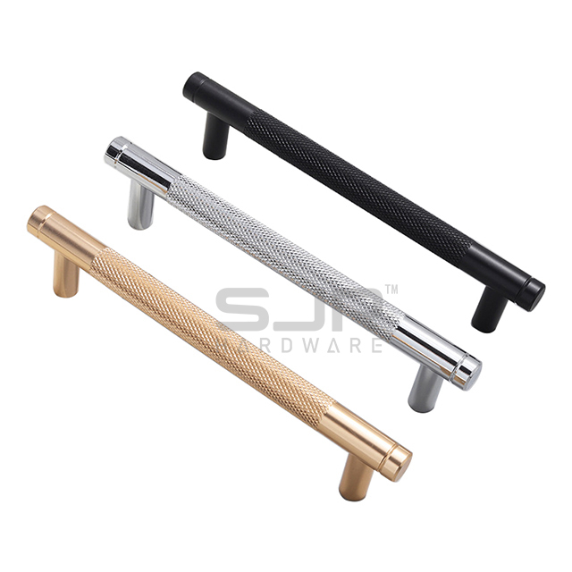 Aluminum Chocolate Brown Knurled Cabinet Handle Button Drawer Knob Kitchen Hardware 807