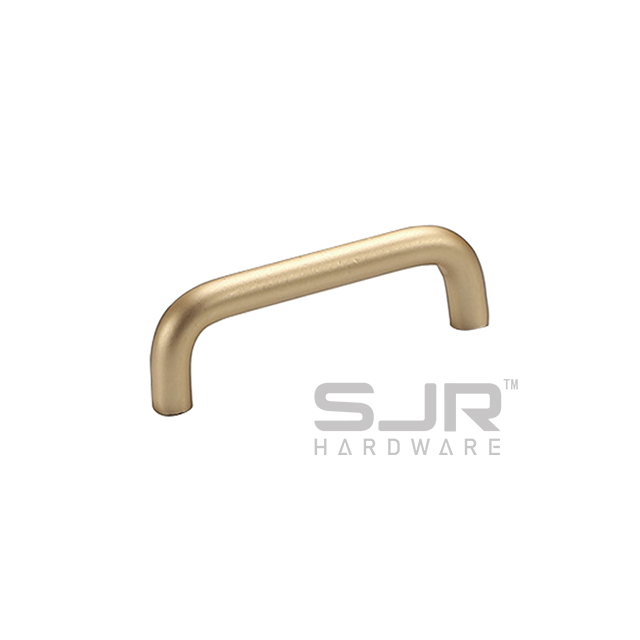 Aluminium Round Tube Cabinet Drawer Handles for Home Decoration Simple Style Black Golden Color for Choice 806