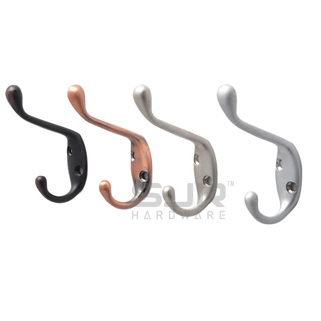 Wall Mount Coat Hooks Modern Style Hook Rail Wall Hook Rack for Hanging Clothes Coat Hat Towels10229