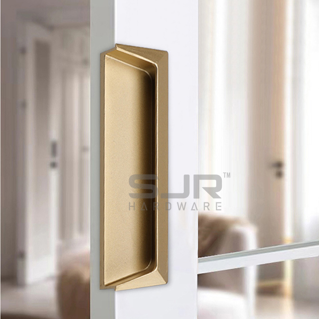 Rectangular Recessed Sliding Kitchen Closet Wardrobe Handles 10368