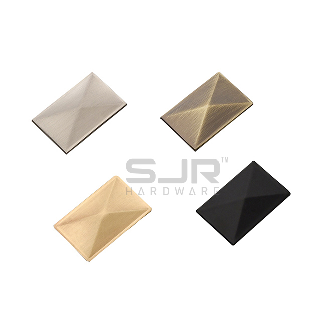 Zinc Metal Kitchen Cabinet Square Pulls Handles Wardrobe Drawers Knob 10712
