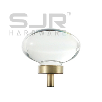 Knobs Furniture Cabinet Brass Crystal Handle Pull Knob 6720