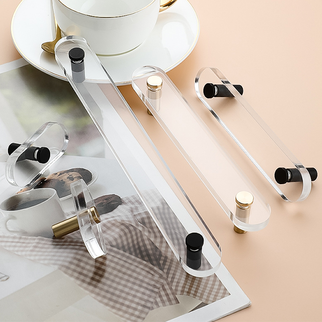 Transpanrent Crystal Furniture Handle 10542