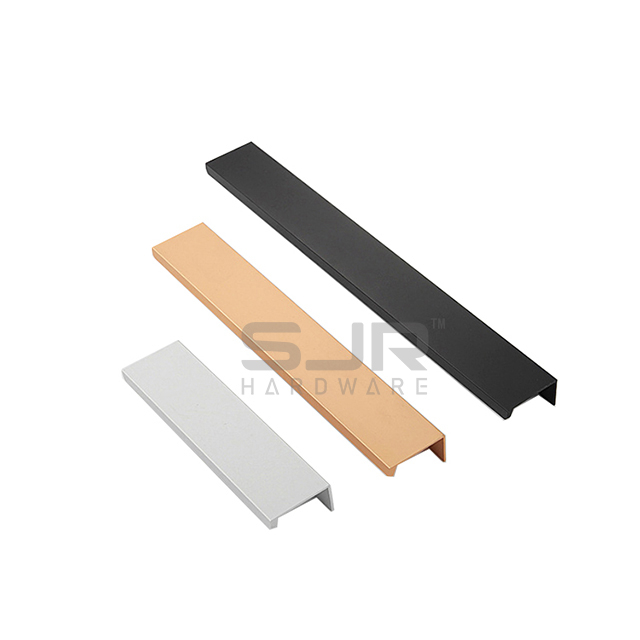 Long Aluminium Hidden Wardrobe Cabinet Drawer Pull Handle Long Concealed Furniture Closet Pulls Edge Kitchen Cabinet Handle998