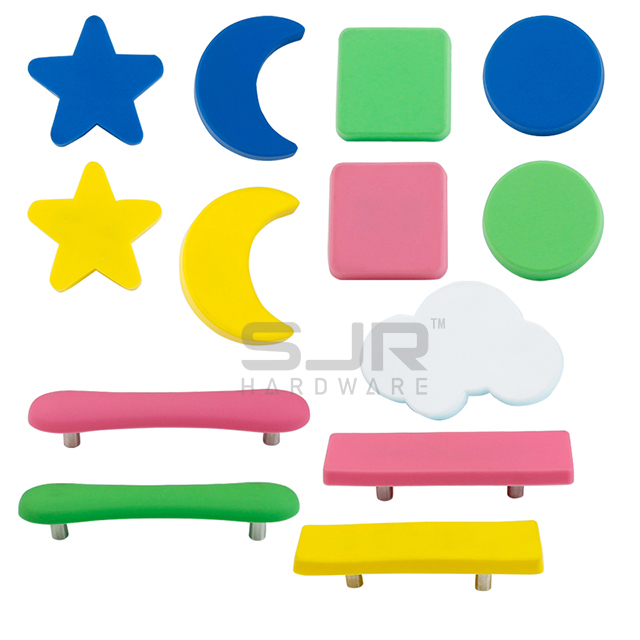 Lovely Children Plastic Knob PVC Wardrobe Cabinet Door Knob 640