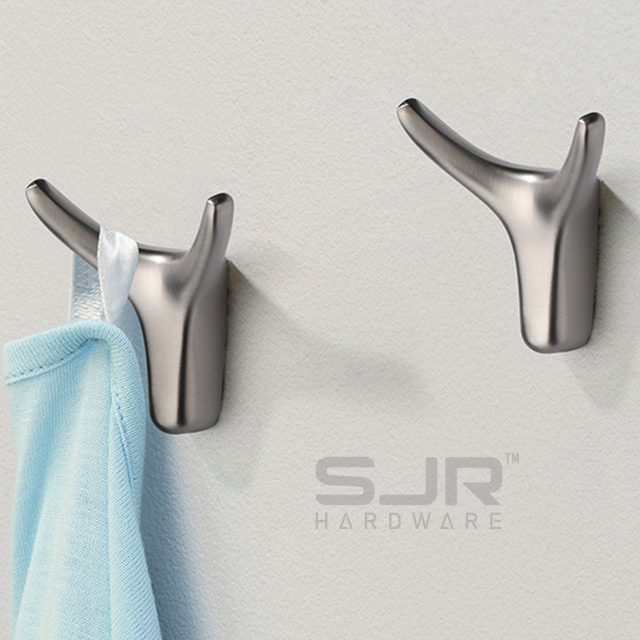 Nordic Ox Horn Shape Double Coat Cloth Hooks Wall Mounted Hooks 3019