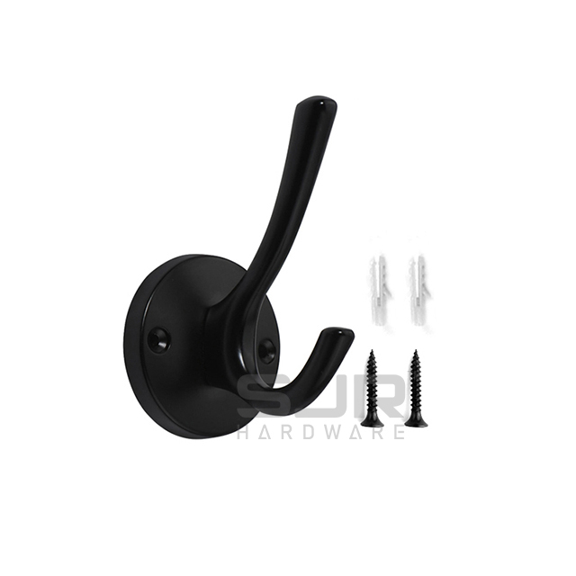  High Quality U Shape Metal Coat Hooks Double Prong 3003