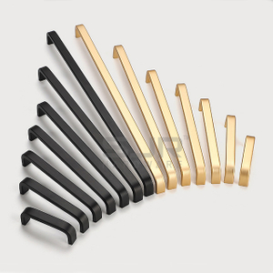 Furniture U Type Cabinet Door Handle Aluminum Profile Cabinet Handle Door Lever Handle 603