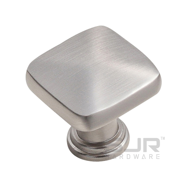 Zinc Metal Kitchen Cabinet Square Pulls Handles Wardrobe Drawers Knob