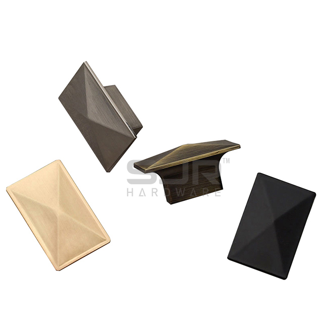 Zinc Metal Kitchen Cabinet Square Pulls Handles Wardrobe Drawers Knob 10712