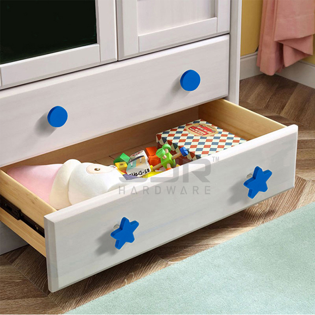 Lovely Children Plastic Knob PVC Wardrobe Cabinet Door Knob 640