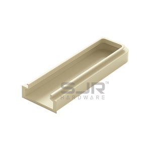 Rectangular Recessed Sliding Kitchen Closet Wardrobe Handles 10799